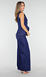 Hoge Taille Wide Leg Jeans in Blauw