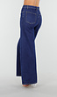 Hoge Taille Wide Leg Jeans in Blauw
