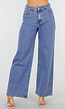 Blauwe Jeans met Stretch en Strassdetails