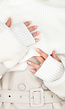 Gebreide Handschoenen met Vingeropening