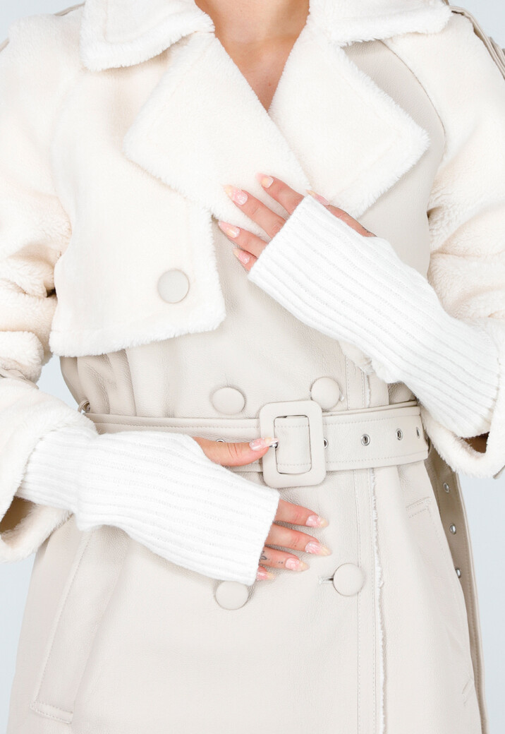 Gebreide Handschoenen met Vingeropening