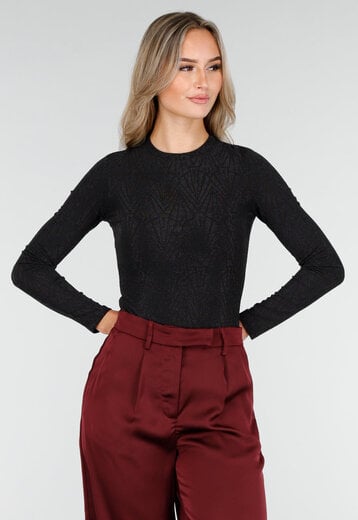 Body Zwart met Glitters