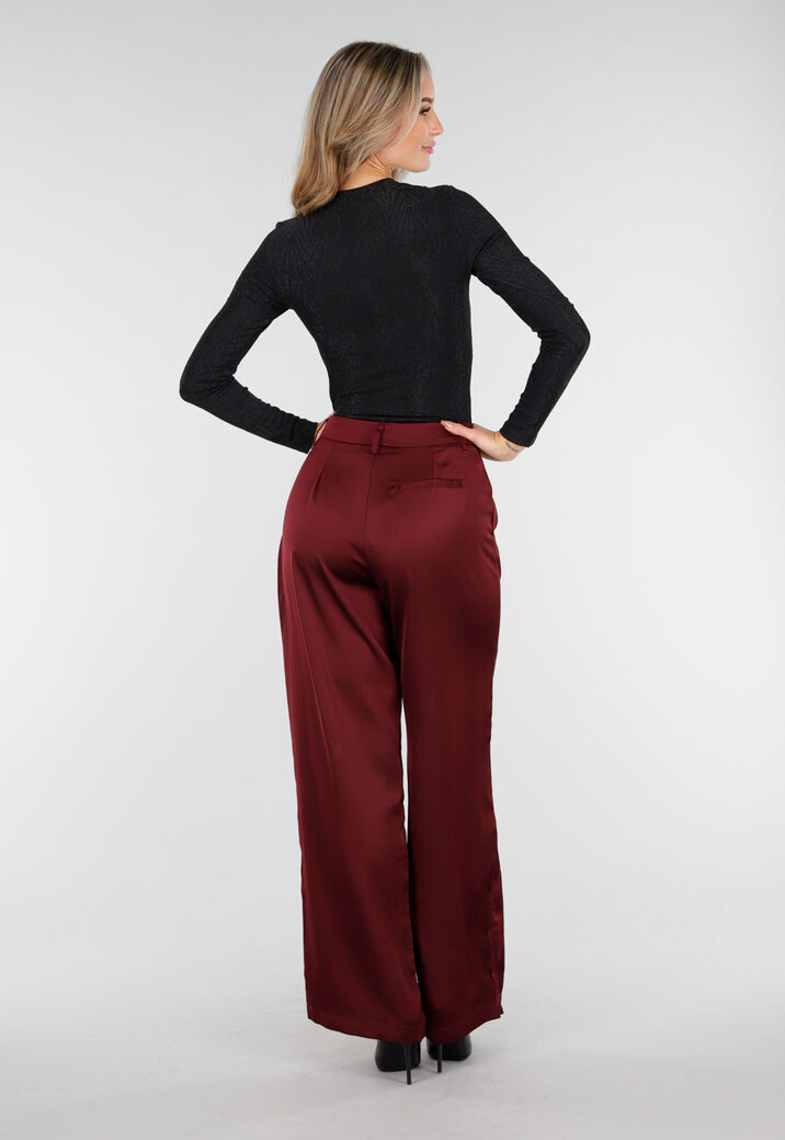 Zwarte Glitter Body met Print