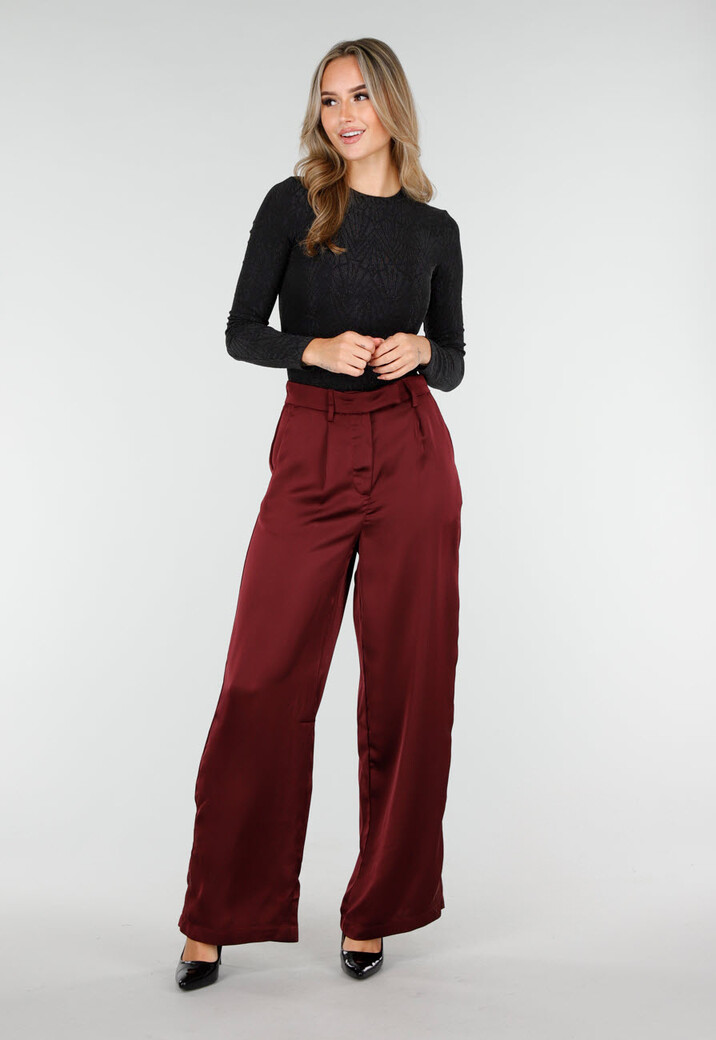 Zwarte Glitter Body met Print