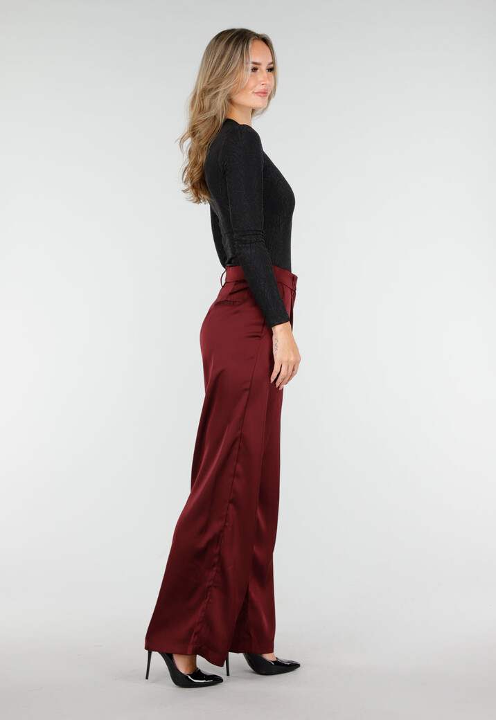 Zwarte Glitter Body met Print