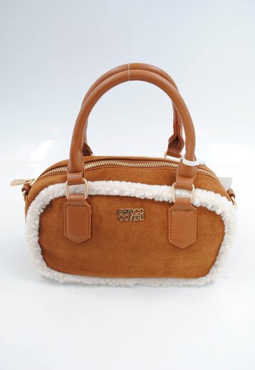Cognac Boucle Handtas
