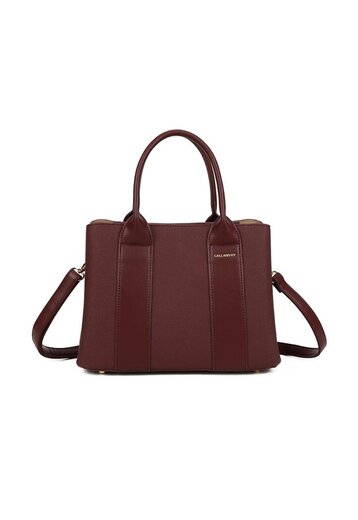 Bordeauxrode Handtas