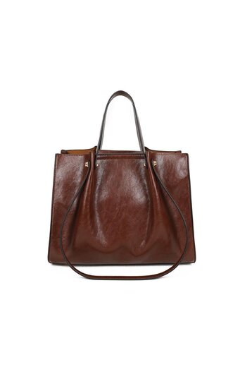 Bruine Schoudertas Shopper