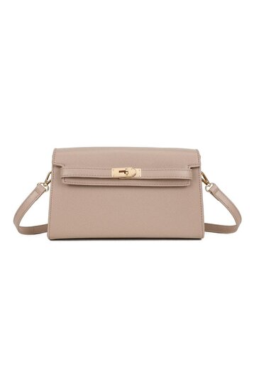 Beige Tas met Riempjes