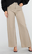 Beige Jeans met Wijde Pijpen