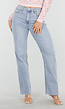 Lichtblauwe Straight Leg Jeans