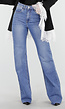 Redial Jeans  Blauwe Straight Leg Stretch Jeans Tall