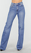 Blauwe Tall Straight Leg Stretch Jeans met Rechte Pijpen