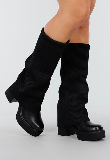 Zwarte Plateau Laarzen