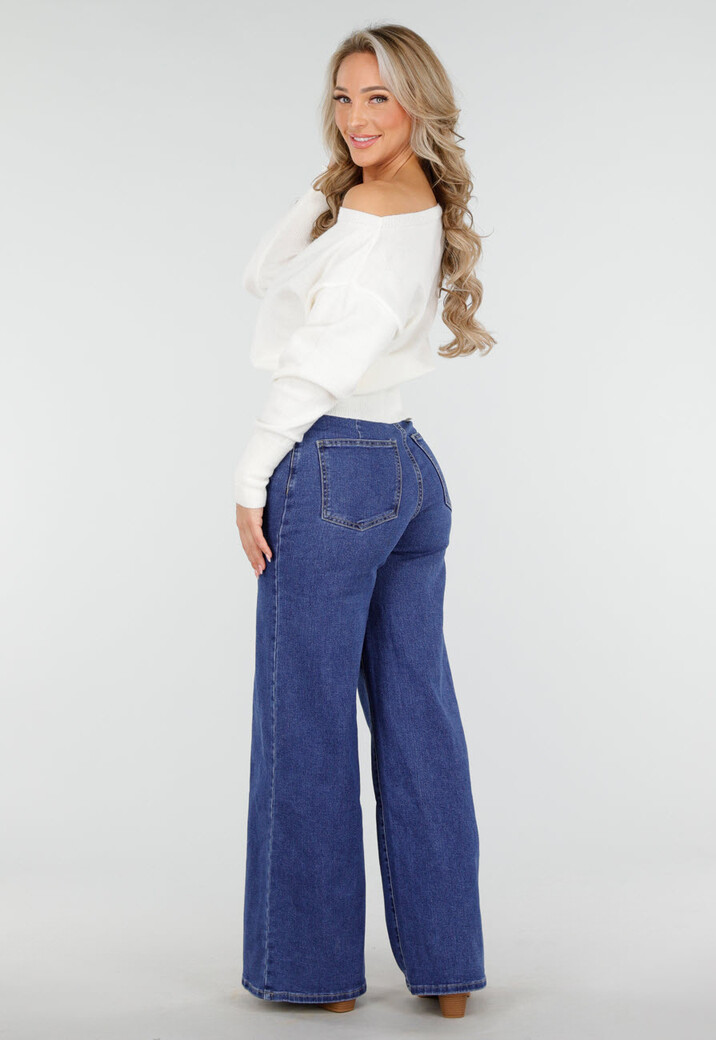 Beige Suède Cowboylaarzen met Lage Hak en Borduursel