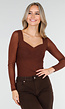 Bruine Mesh Top