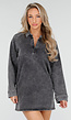 Grijze Denim Blouse Jurk