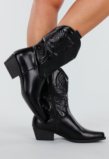Zwarte Cowboylaarzen