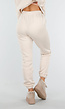 Beige Joggingpak met Hoodie