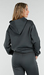 Antracietgrijs Joggingpak met Capuchon en Trekkoord