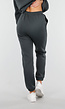 Antracietgrijs Joggingpak met Capuchon en Trekkoord