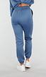 Blauw Joggingpak met Capuchon en Trekkoord