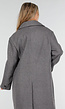 Lange Grijze Trenchcoat