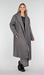 Lange Grijze Trenchcoat