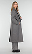 Lange Grijze Trenchcoat