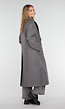 Lange Grijze Trenchcoat