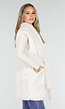 Crèmekleurige Faux Fur Bodywarmer met Ceintuur
