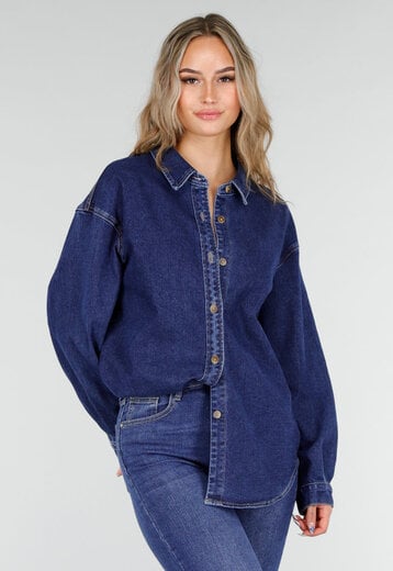 Blauwe Denim Blouse
