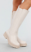 Beige Hoge Laarzen