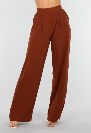 Rood Bruine Linnenlook Broek