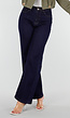 High Waist Wide Leg Jeans Donkerblauw