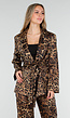 Panterprint Two Piece Set met Blazer en Pantalon