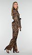 Panterprint Two Piece Set met Blazer en Pantalon