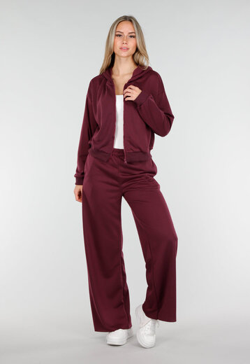 Bordeauxrode Jogging Set