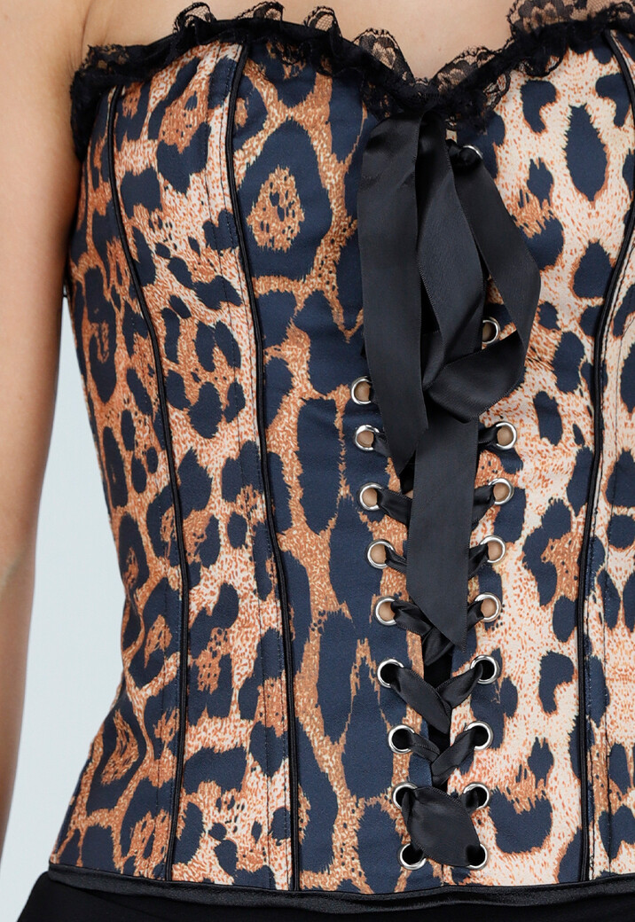 Luipaard Kostuum met Strik Oortjes en Staart