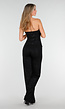 Tall Zwarte Straight Leg Super Stretch Pantalon met Glitters