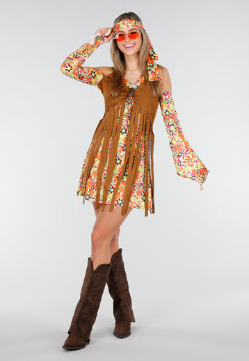 Hippie Jurk met Gilet
