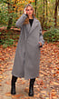 Lange Grijze Trenchcoat