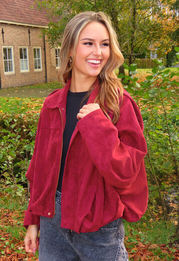 Bordeaux Suèdelook Jasje