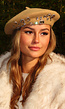 Baret met Glitter Stenen