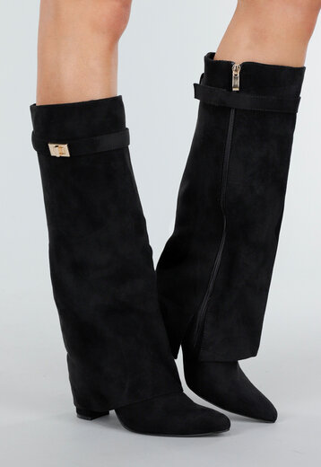 Zwarte Suède Laarzen