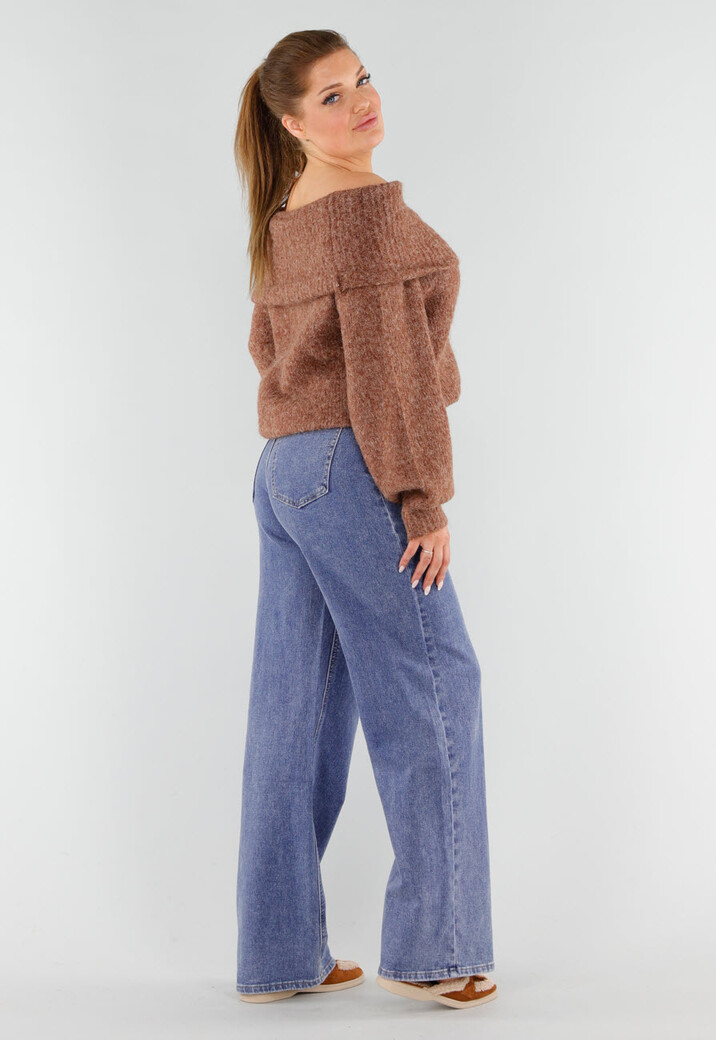 Camel Suède-Look Instappers met Teddystof