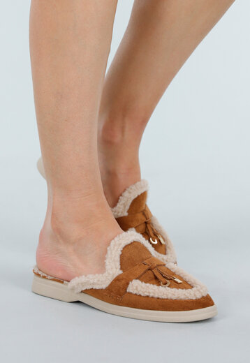 Camel Teddy Loafers