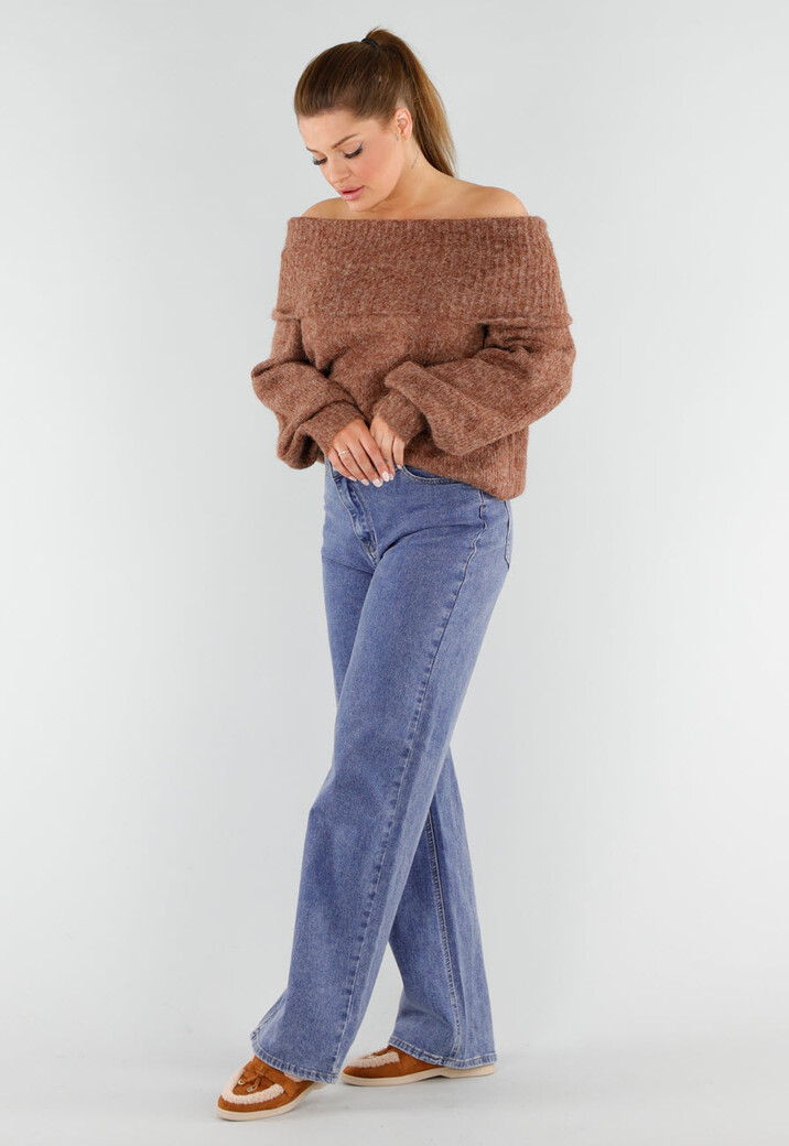 Camel Suède-Look Instappers met Teddystof