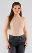 Nude String Body met Hoge Hals