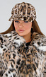 Faux Fur Pet met Luipaardprint